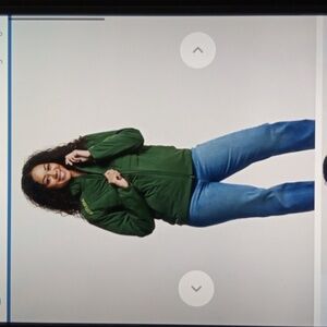 Doterra Green Puffer Jacket Full Zip Kelly Green Packable Womens Large